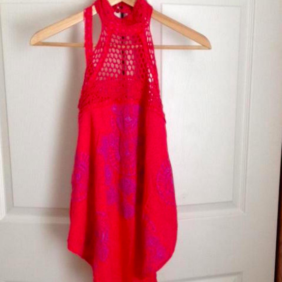 Free People Poppy Patterned Mandolin Tank - Picture 3 of 5